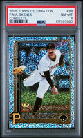 2025 Topps #98 Paul Skenes Confetti PSA 8