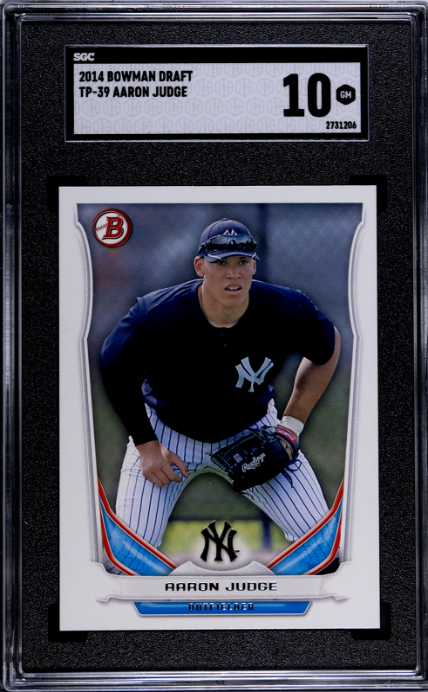 2014 Bowman Draft #TP-39 Aaron Judge SGC 10